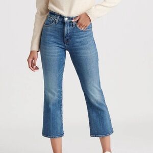 Lucky Brand High Rise Bridgette Crop Mini Boot Jean